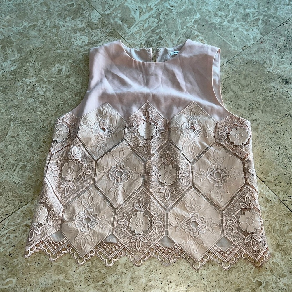 Endless Rose nude  top. Size M.